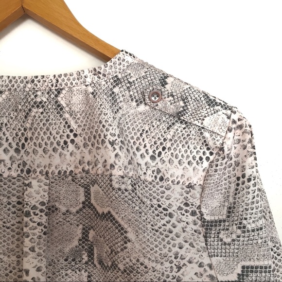 Calvin Klein snakeskin blouse - Picture 7 of 8